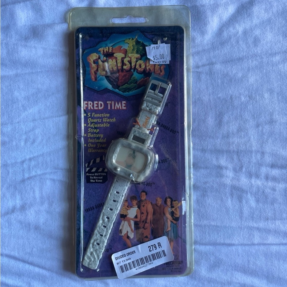 Fred Flintstones Kids Watch - Gray Sealed
